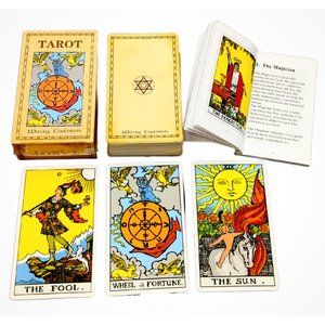 Tarot Cards With Guide Book For Beginner Rider Card Deck